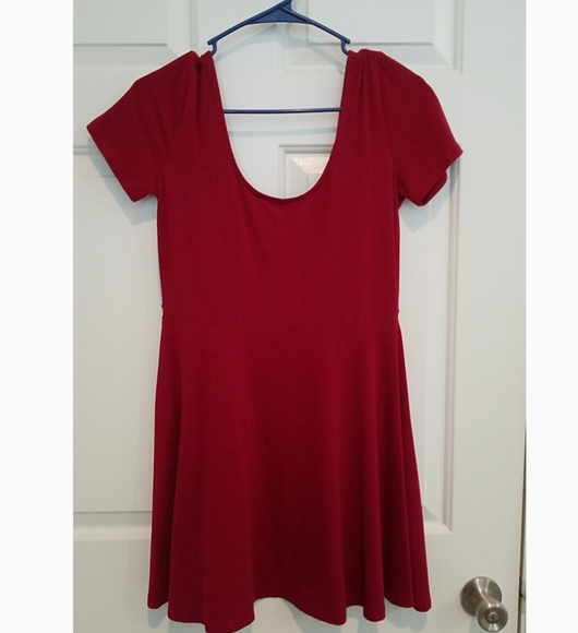 Red skater dress - Picture 1 of 2